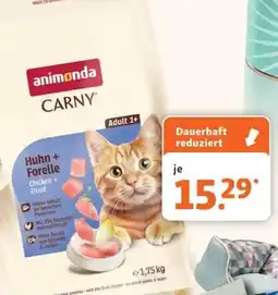 Fressnapf animonda CARNY Adult 1+ Huhn + Forelle Angebot