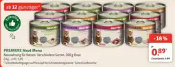 Fressnapf PREMIERE Meat Menu Angebot