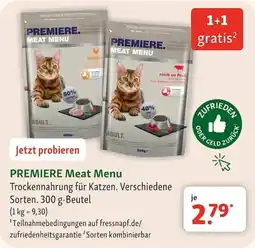 Fressnapf PREMIERE Meat Menu Angebot