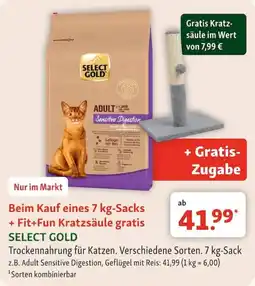 Fressnapf SELECT GOLD Trockennahrung für Katzen Angebot