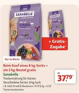 Fressnapf Sanabelle Trockennahrung für Katzen Angebot