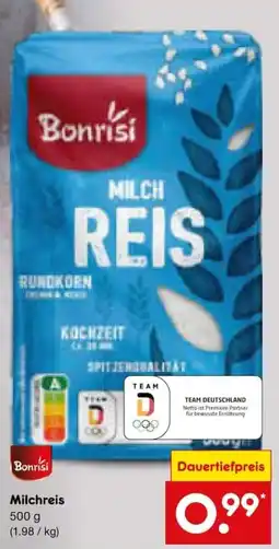 Netto Marken-Discount Bonrisi Milchreis Angebot