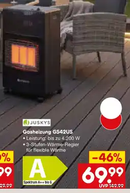 Netto Marken-Discount JUSKYS Gasheizung GS42US Angebot