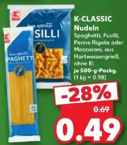 Kaufland K-CLASSIC Nudeln Angebot