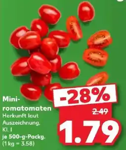 Kaufland Mini-romatomen Angebot