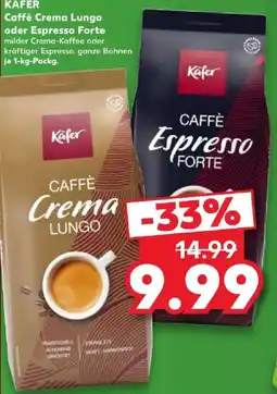 Kaufland KAFER Caffè Crema Lungo Angebot