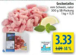 diska Geschnetzeltes vom Schwein, natur Angebot