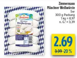 diska Zimmermann Münchner Weißwürste Angebot