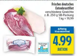 diska Frisches deutsches Entenbrustfilet Angebot