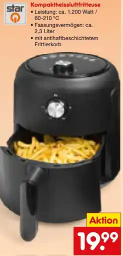 Netto Marken-Discount star Kompaktheissluftfritteuse Angebot