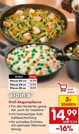 Netto Marken-Discount alpina Profi Alugusspfanne Angebot