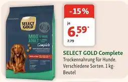Fressnapf SELECT GOLD Complete Trockennahrung für Hunde Angebot
