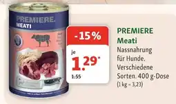 Fressnapf PREMIERE Meati Angebot