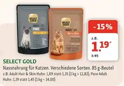 Fressnapf SELECT GOLD Nassnahrung für Katzen Angebot