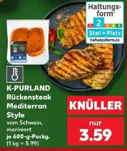 Kaufland K-PURLAND Rückensteak Mediterran Style Angebot