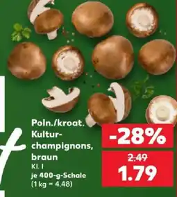 Kaufland Poln./kroat. Kultur-champignons, braun Angebot