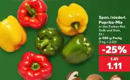 Kaufland Span./niederl. Paprika-Mix Angebot