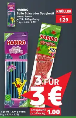 Kaufland HARIBO Balla Stixx oder Spaghetti Angebot