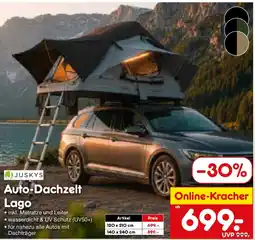 Netto Marken-Discount JUSKYS Auto-Dachzelt Lago Angebot