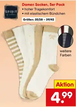 Netto Marken-Discount Damen Socken SPIRIT Angebot