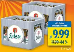 diska Lübzer Pils Angebot