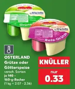 Kaufland OSTERLAND Grütze oder Götterspeise Angebot