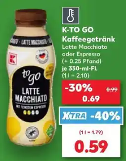 Kaufland K-TO GO Latte Macchiato Angebot