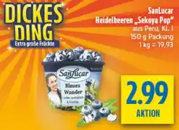 diska SanLucar Heidelbeeren „Sekoya Pop" Angebot