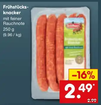 Netto Marken-Discount Frühstücks-knacker Angebot