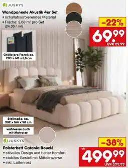 Netto Marken-Discount Wandpaneele Akustik 4er Set Angebot