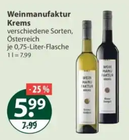 V Markt Weinmanufaktur Krems Angebot