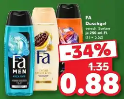 Kaufland FA Duschgel Angebot