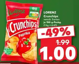 Kaufland Lorenz Crunchips Angebot