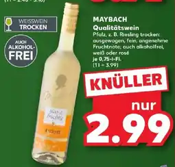 Kaufland MAYBACH Qualitätswein Angebot