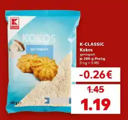 Kaufland K-CLASSIC Kokos geraspelt Angebot