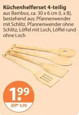 V Markt Küchenhelferset 4-teilig Angebot