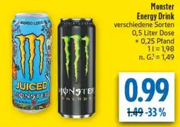 diska Monster Energy Drink Angebot