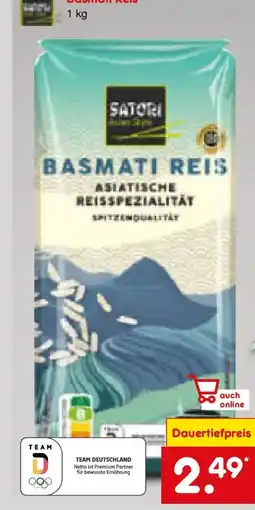 Netto Marken-Discount SATORI Basmati Reis Angebot