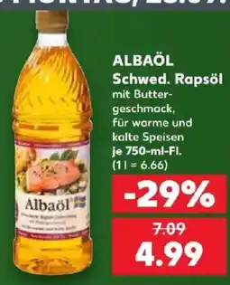 Kaufland Albaöl Schwed. Rapsöl Angebot
