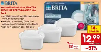 Netto Marken-Discount Wasserfilterkartusche MAXTRA PRO PURE PERFORMANCE Angebot