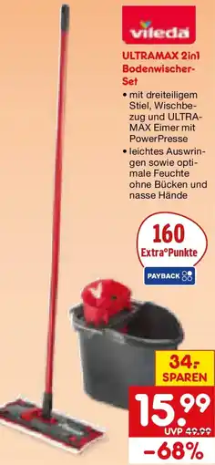 Netto Marken-Discount vileda ULTRAMAX 2in1 Bodenwischer-Set Angebot