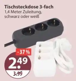 V Markt Tischsteckdose 3-fach Angebot