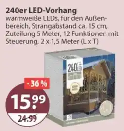 V Markt 240er LED-Vorhang Angebot