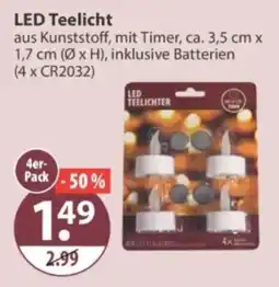 V Markt LED Teelichter Angebot