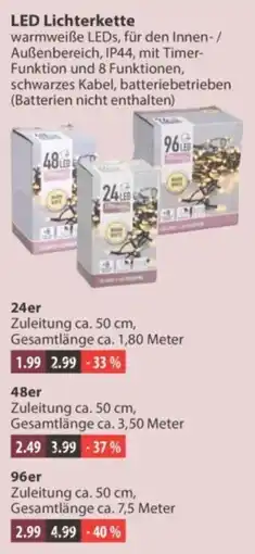 V Markt LED Lichterkette Angebot