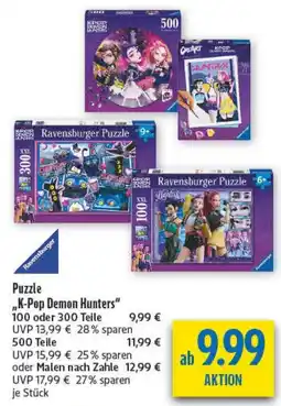 diska Puzzle "K-Pop Demon Hunters" Angebot