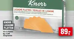 Handelshof Knorr Lasagne Platten Angebot