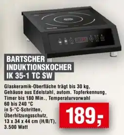 Handelshof BARTSCHER INDUKTIONSKOCHER IK 35-1 TC SW Angebot
