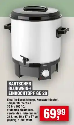 Handelshof BARTSCHER GLÜHWEIN-/EINKOCHTOPF GE 28 Angebot