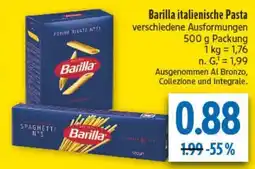diska Barilla italienische Pasta Angebot